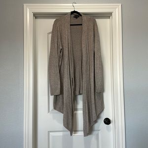 Gray Barefoot Dreams Wrap Sweater. 3x.